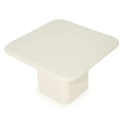 Bijzettafel Siminto kleur Beige - 60 cm - Loft24.nl