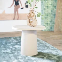 Bijzettafel Sten 45 x 56 cm - Beige - Loft24.nl