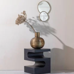 Bijzettafel Toma Mangohout 40 x 40cm - Loft24.nl