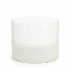 Bijzettafel Tone Keramiek Ø43cm - Wit - Loft24.nl