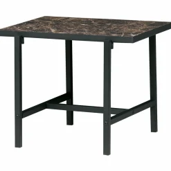 Bijzettafel Turn 50 x 44cm Zwart - Loft24.nl