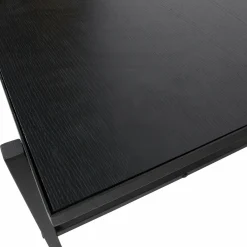 Bijzettafel Turn 50 x 44cm Zwart - Loft24.nl