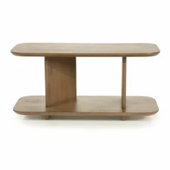 Bijzettafel Ty Eiken 90 x 40cm - Bruin - Loft24.nl