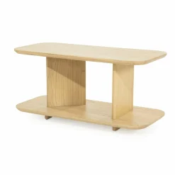 Bijzettafel Ty Eiken 90 x 40cm - Naturel - Loft24.nl