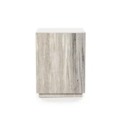 Bijzettafel Vince Marmer 30 x 30 cm - Loft24.nl