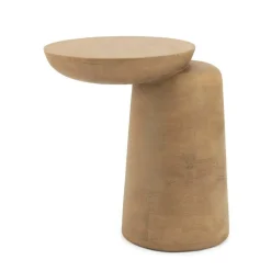Bijzettafel Woomble Mangohout 40 x 34cm - Naturel - Loft24.nl