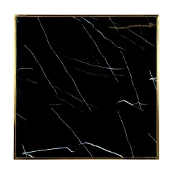 Bistrotafel Can Roca 70 x 70 cm - Zwart/Goud - Loft24.nl