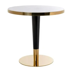 Bistrotafel Osteria Ø80 cm -Zwart/Wit - Loft24.nl