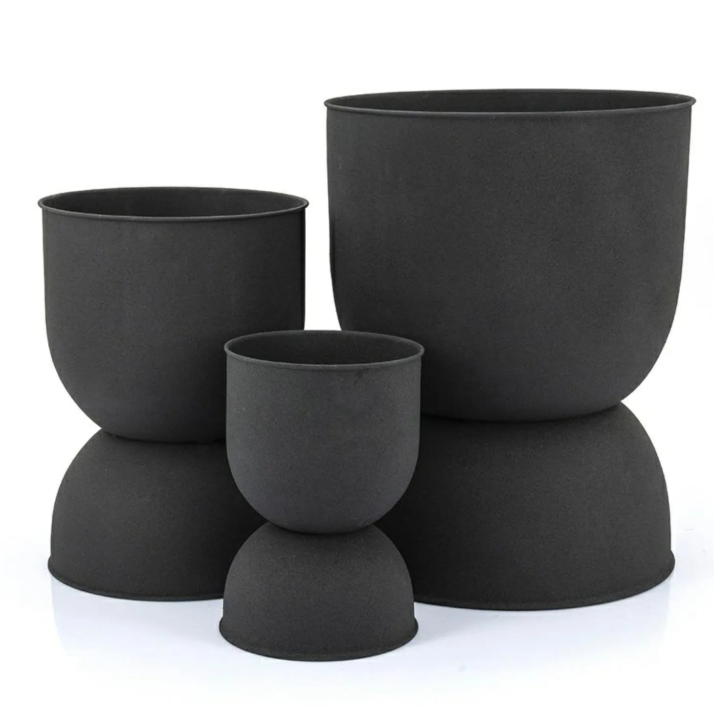 Bloempot Diablo Zwart klein 28 cm - Loft24.nl