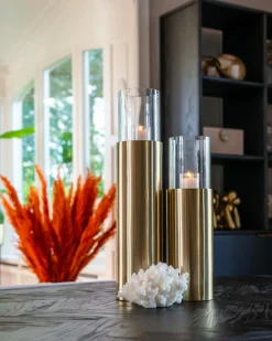 Boekenkast Blackbone Brass 220 x 100cm - Loft24.nl