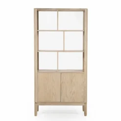 Boekenkast Harvey Eikenhout 180 x 90 cm - Naturel - Loft24.nl