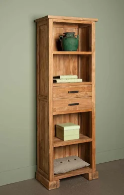 Boekenkast Lorenzo met 2 laden - Loft24.nl