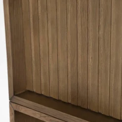 Boekenkast Milo Eikenhout en Eiken fineer 180 x 173 cm - Bruin - Loft24.nl