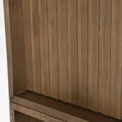 Boekenkast Milo Eikenhout en Eiken fineer 180 x 173 cm - Bruin - Loft24.nl