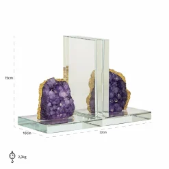 Boekenstandaard Agate Kristal - Loft24.nl