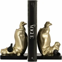 Boekenstandaard Hippo kleur Goud - Loft24.nl
