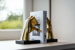 Boekenstandaard Love kleur Goud/Zwart - Loft24.nl