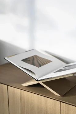 Boekenstandaard Tee Mangohout - Naturel - Loft24.nl