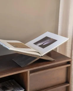 Boekenstandaard Tee Mangohout - Bruin - Loft24.nl