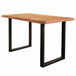 Boomstam Bartafel Ultimo Acaciahout Zwart 160 x 90 cm - Loft24.nl