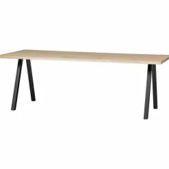 Boomstam Eettafel Tablo Eikenhout, met 2-standen poot - 200cm - Loft24.nl