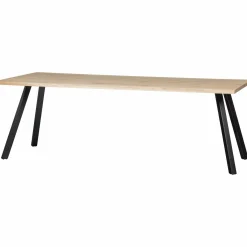Boomstam Eettafel Tablo Eikenhout, met 2-standen poot - 200cm - Loft24.nl