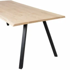 Boomstam Eettafel Tablo Eikenhout, met 2-standen poot - 200cm - Loft24.nl