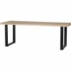 Boomstam Eettafel Tablo met U-poot 200cm - Loft24.nl