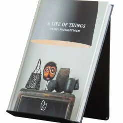 Brook boekenstandaard staand metaal zwart - Loft24.nl