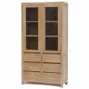 Buffetkast Corona Teak met 2 deuren en 6 laden - Loft24.nl
