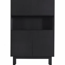 Buffetkast Finca Mat zwart, 170 x 110cm, kleur Zwart - Loft24.nl