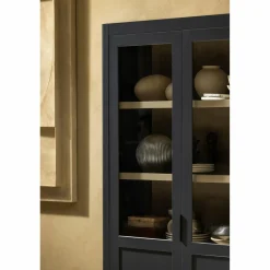 Buffetkast Gunnar Grenenhout, 217 x 120cm, kleur Zwart - Loft24.nl