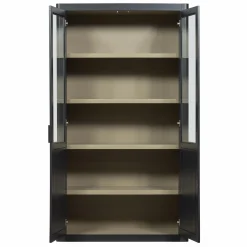 Buffetkast Gunnar Grenenhout, 217 x 120cm, kleur Zwart - Loft24.nl