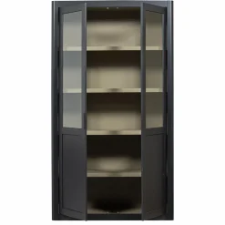 Buffetkast Gunnar Grenenhout, 217 x 120cm, kleur Zwart - Loft24.nl