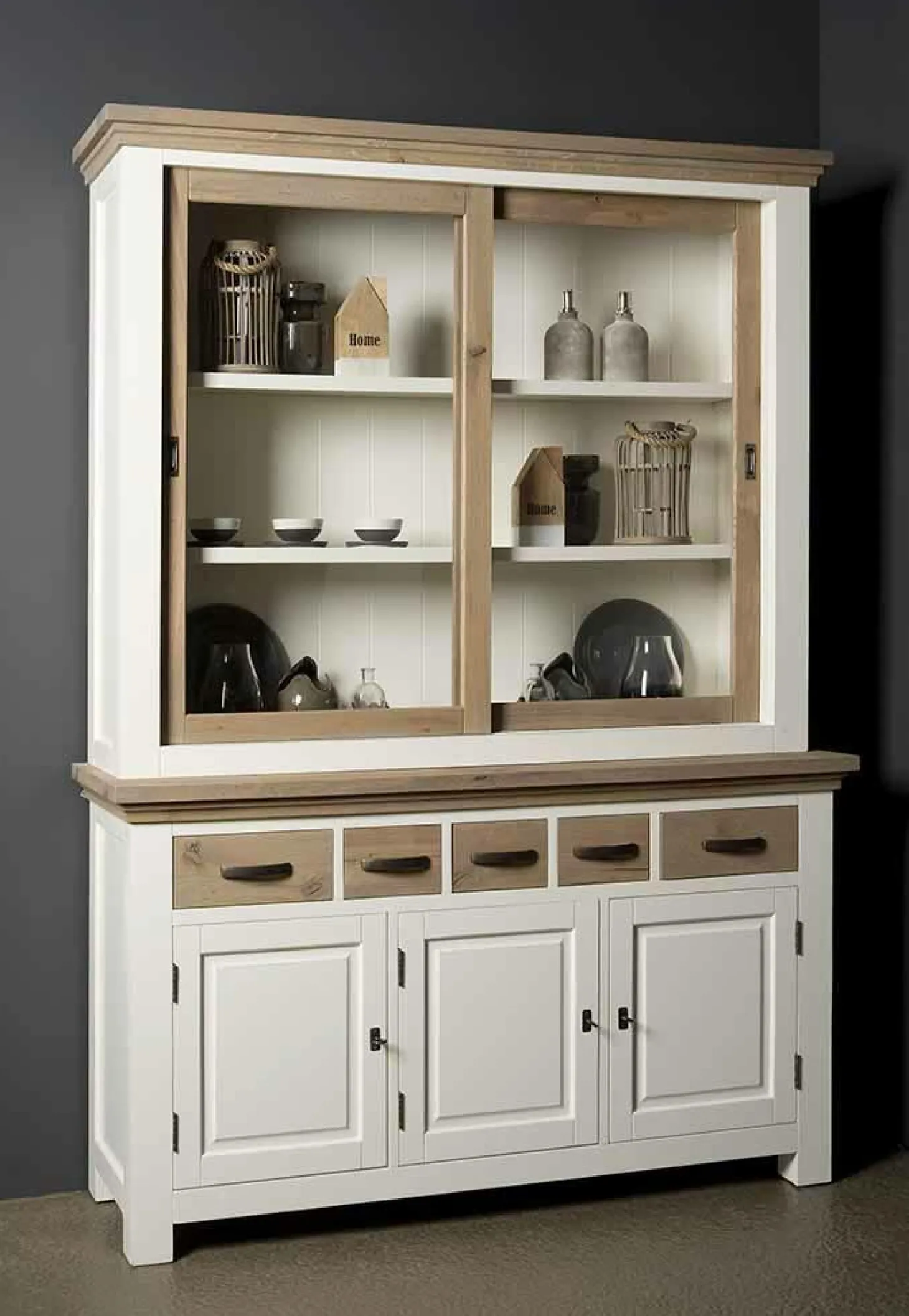 Buffetkast Parma 150 x 220cm - Wit - Loft24.nl