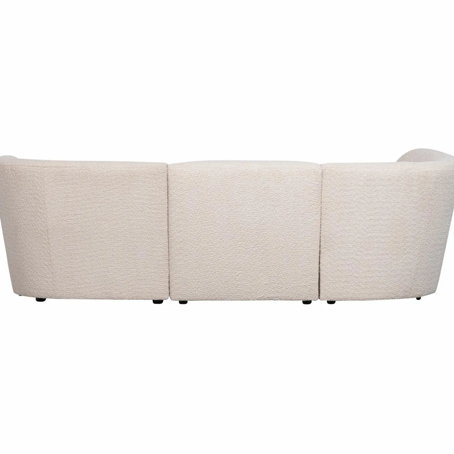 Coco 3-zits ronding links bouclé creme - Loft24.nl