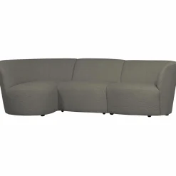 Coco 3-zits ronding links bouclé warm groen - Loft24.nl