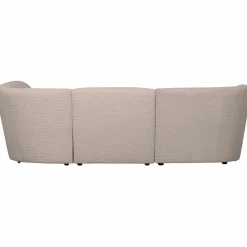 Coco 3-zits ronding rechts bouclé zand - Loft24.nl