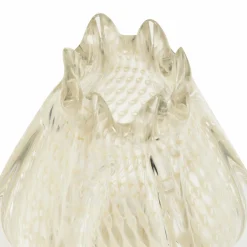 Crown handgevormde vaas glas off white 24x18cm - Loft24.nl