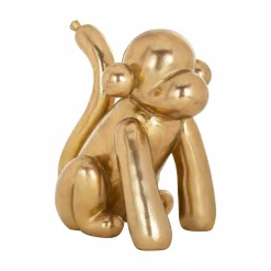 Decoratie Monkey kleur Goud - Loft24.nl