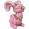 Decoratie Rabbit 31cm kleur Roze - Loft24.nl