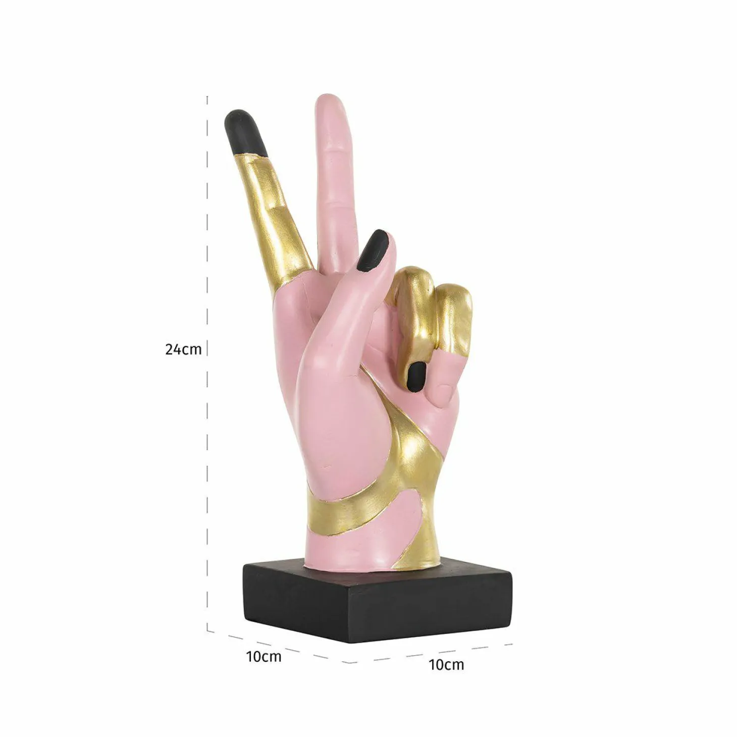 Decoratie Tammy 24cm kleur Roze - Loft24.nl