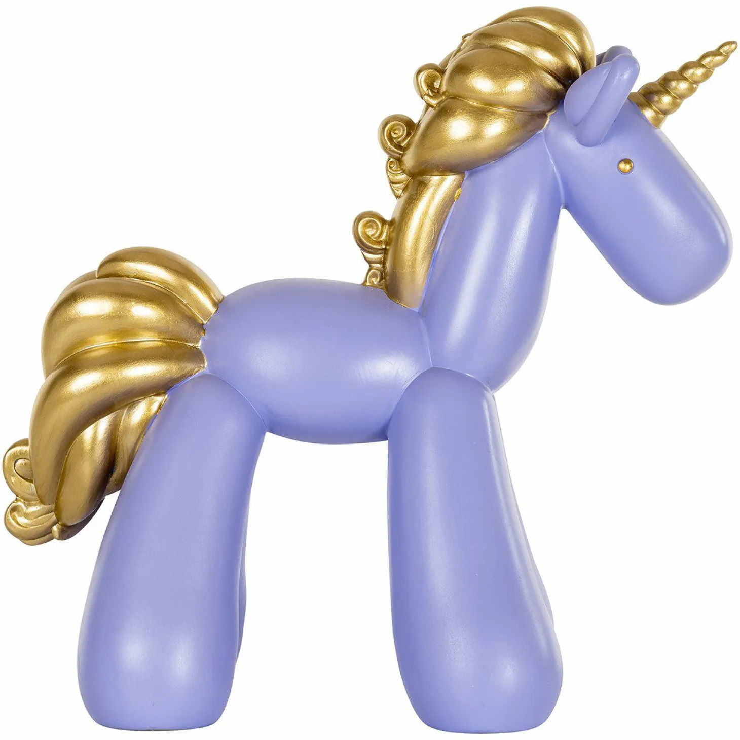 Decoratie Unicorn 31cm kleur Paars - Loft24.nl