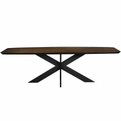 Deens Ovale Eettafel Bonvoy Eiken 260 x 100 cm - Bruin - Loft24.nl