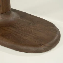 Deens Ovale Eettafel Coco Mangohout 180 x 110 cm - Lichtbruin - Loft24.nl