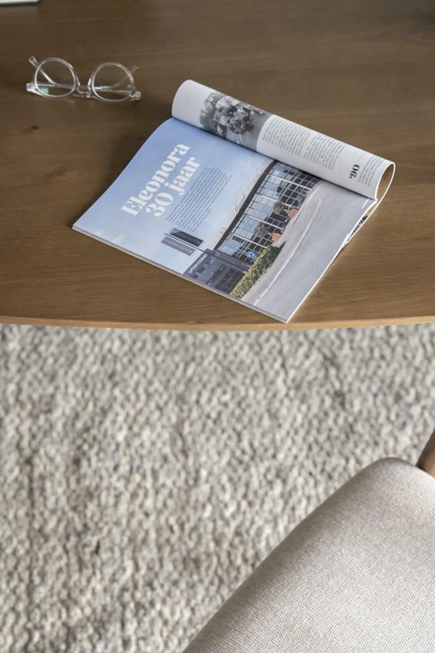 Deens Ovale Eettafel Elijah 220 x 100cm - kleur Bruin - Loft24.nl