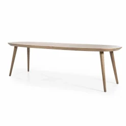 Deens Ovale Eettafel Elijah 260 x 100cm - kleur Bruin - Loft24.nl