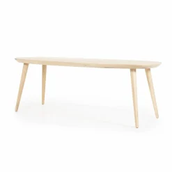 Deens Ovale Eettafel Elijah 220 x 100cm - kleur Naturel - Loft24.nl
