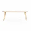 Deens Ovale Eettafel Elijah 260 x 100cm - kleur Naturel - Loft24.nl