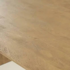 Deens Ovale Eettafel Lune Mangohout 240 x 105 cm - Naturel - Loft24.nl